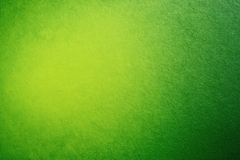 Smooth gradient background transitioning from lime to kelly green with subtle texture