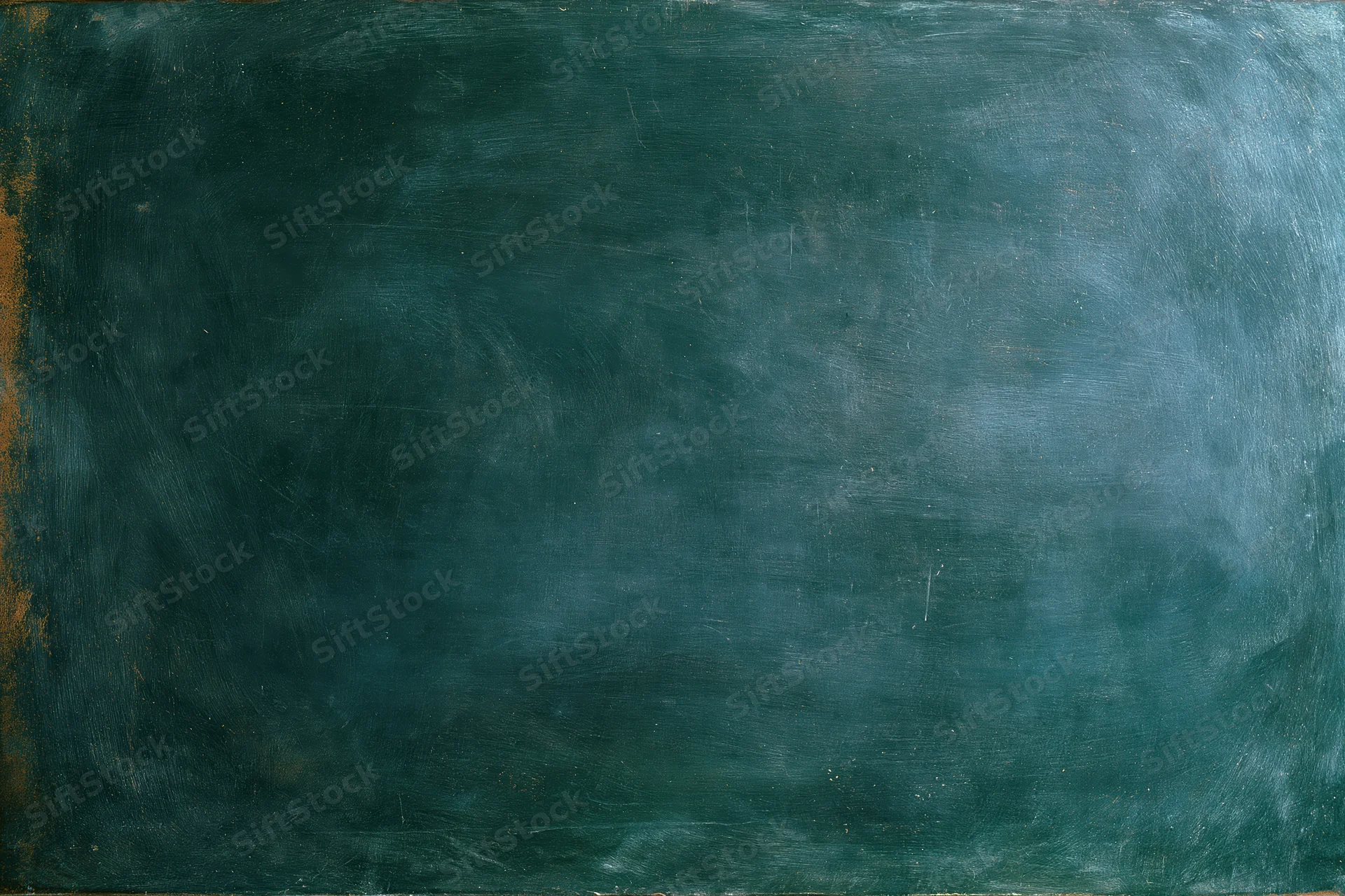Worn dark green chalkboard surface with visible scratches and smudges, close-up flat texture shot