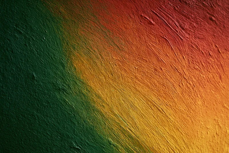 Abstract painted wall surface with brushstroke texture and color gradient