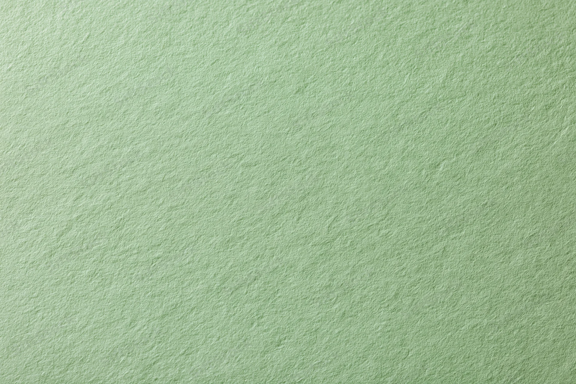 Close-up of sage green cardstock paper surface with textured grain pattern