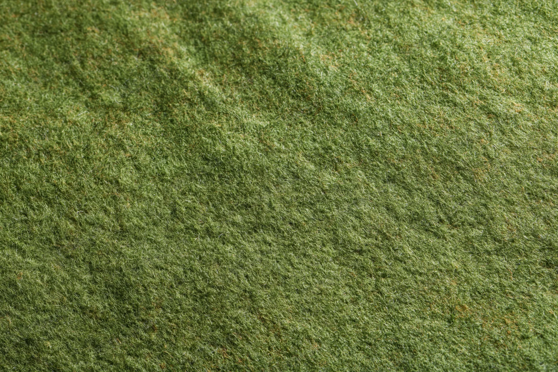 Close-up of worn green felt fabric surface filling the frame