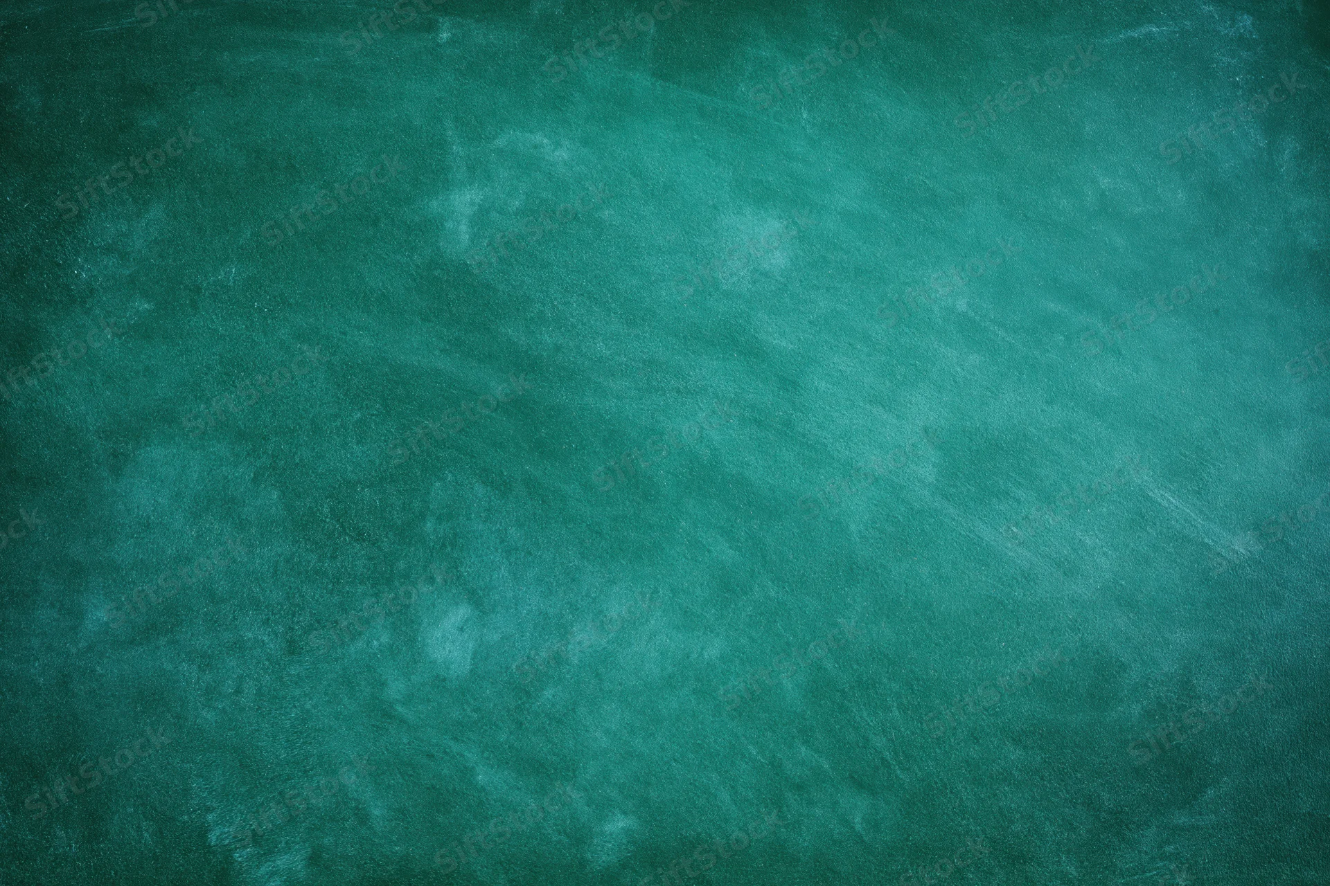 Worn green chalkboard surface with visible texture and smudges from use