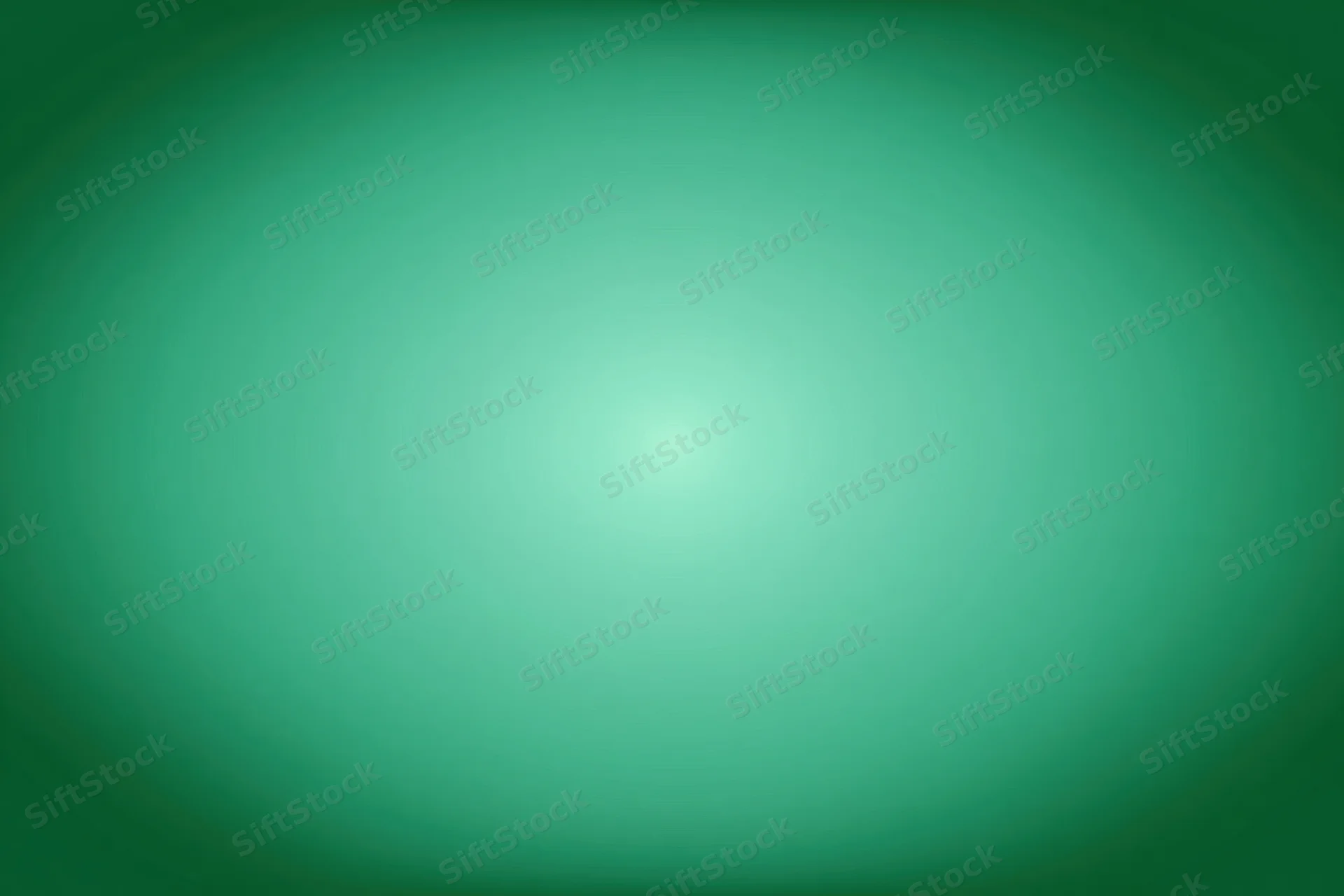 Smooth green radial gradient background with central glow