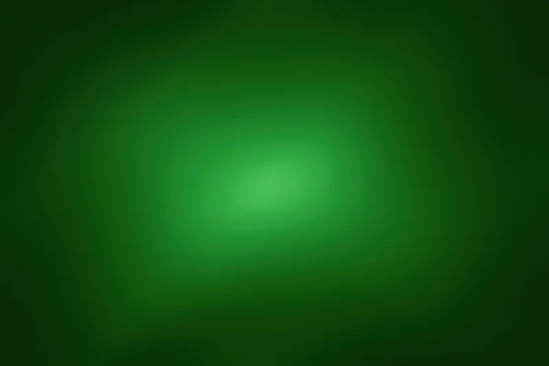 Smooth radial green gradient glow from center as abstract background