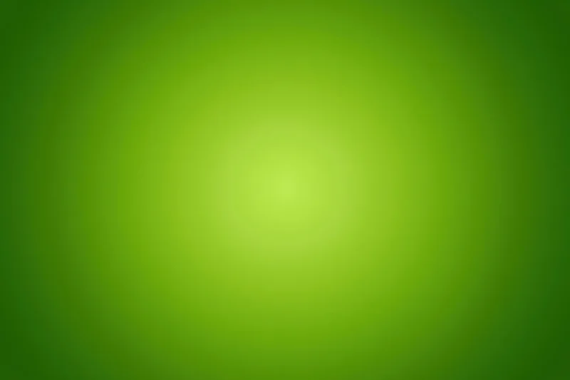 Smooth green radial gradient background with soft glow from center