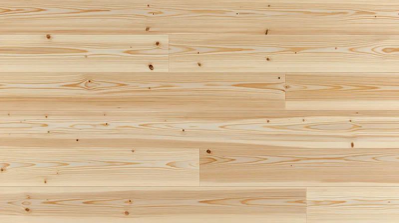 Horizontal light blonde pine hardwood floor planks forming a seamless wooden surface