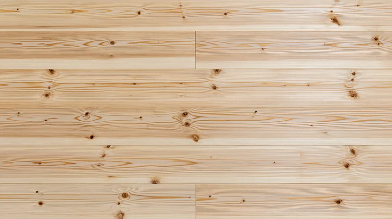 Horizontal light blonde pine hardwood floor planks forming a seamless wooden surface