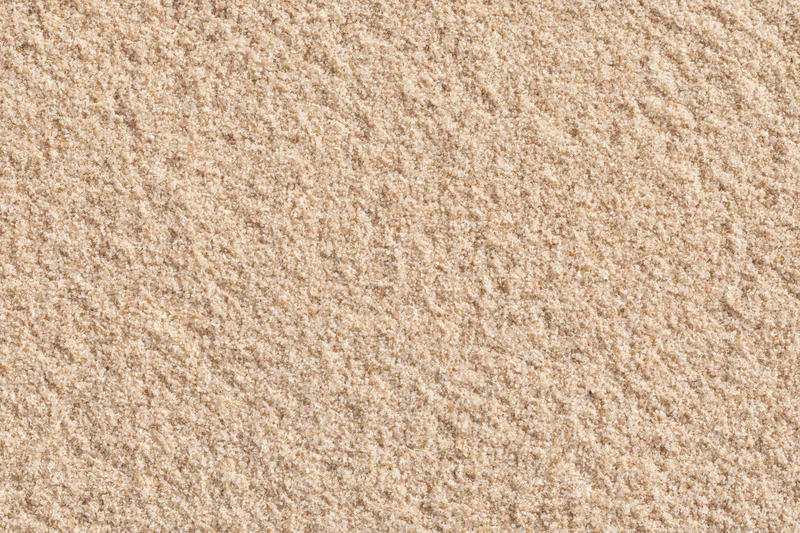 Close-up of dry beach sand filling the frame