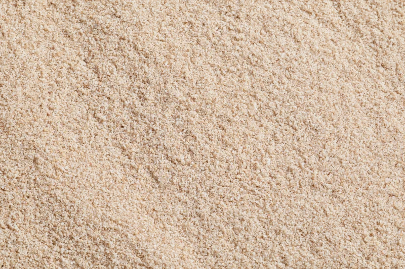 Close-up of dry beach sand filling the frame
