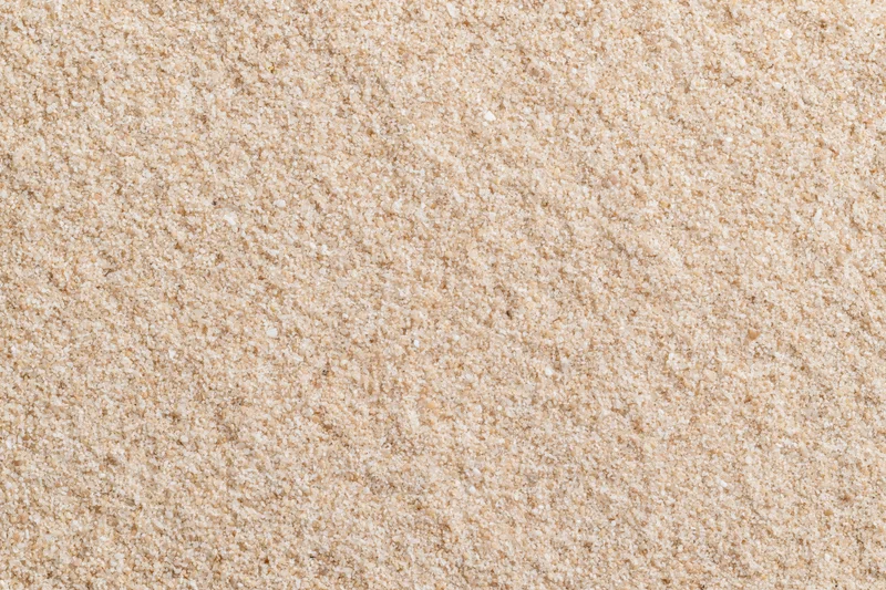 Close-up of dry beach sand filling the frame