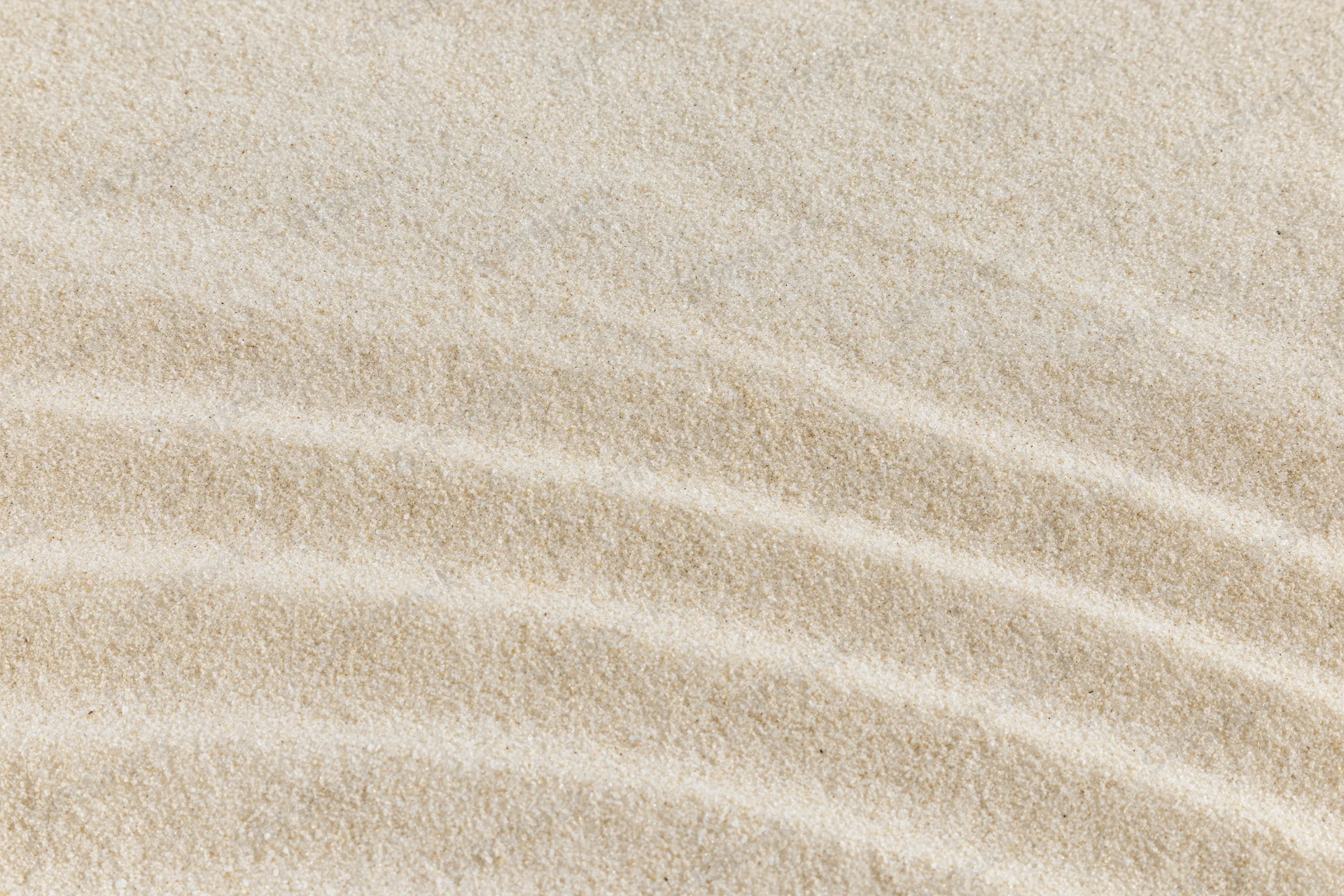 Fine sand surface with parallel ripples viewed from above