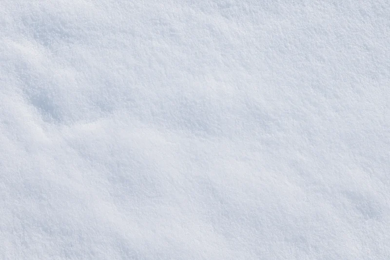 Close-up of undisturbed fresh snow covering the ground