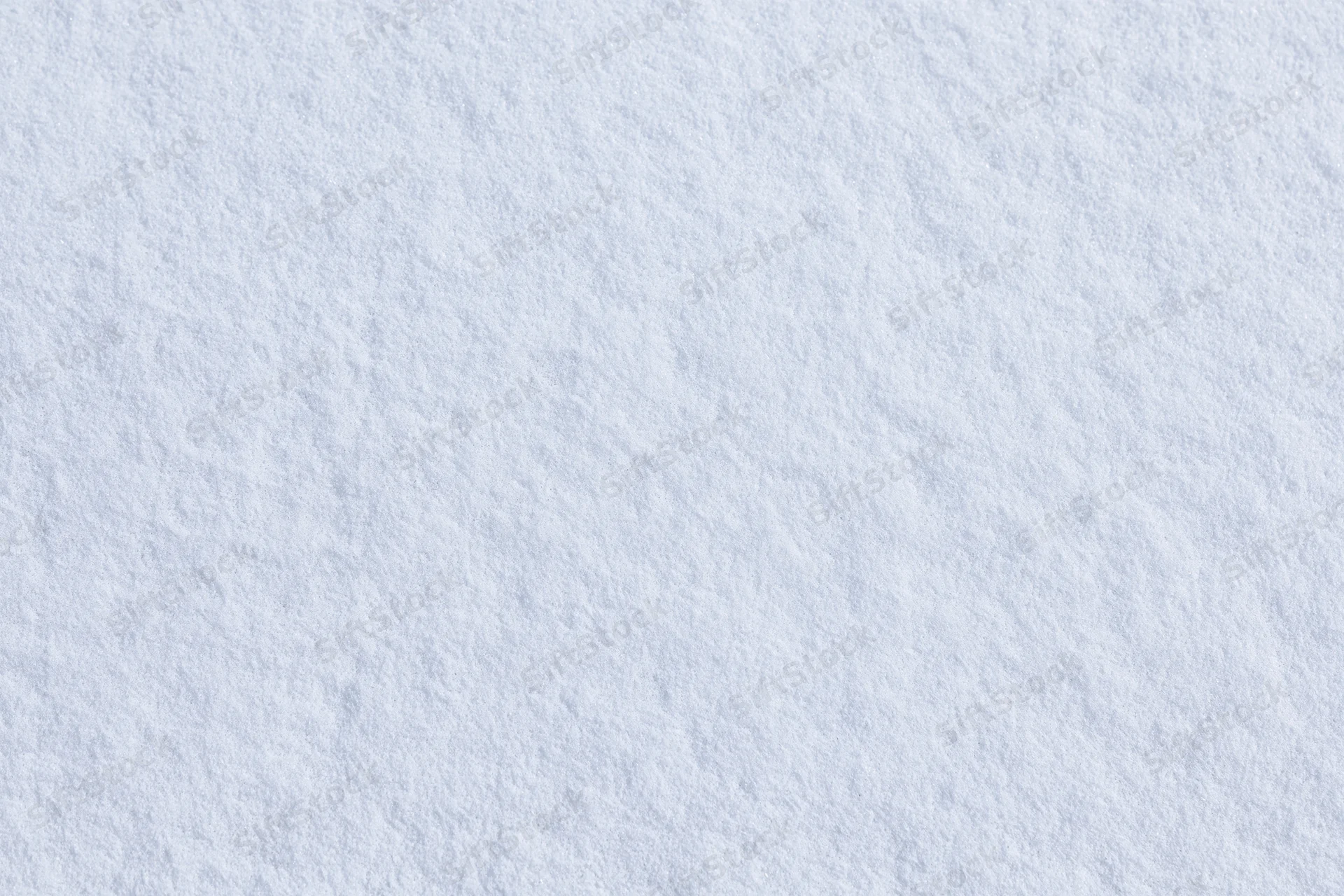 Flat undisturbed snow surface filling the frame