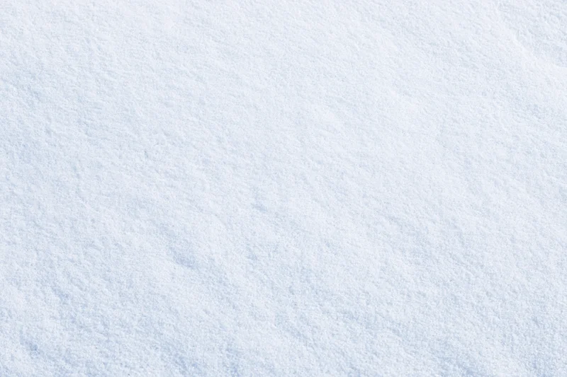 Flat undisturbed snow surface filling the frame