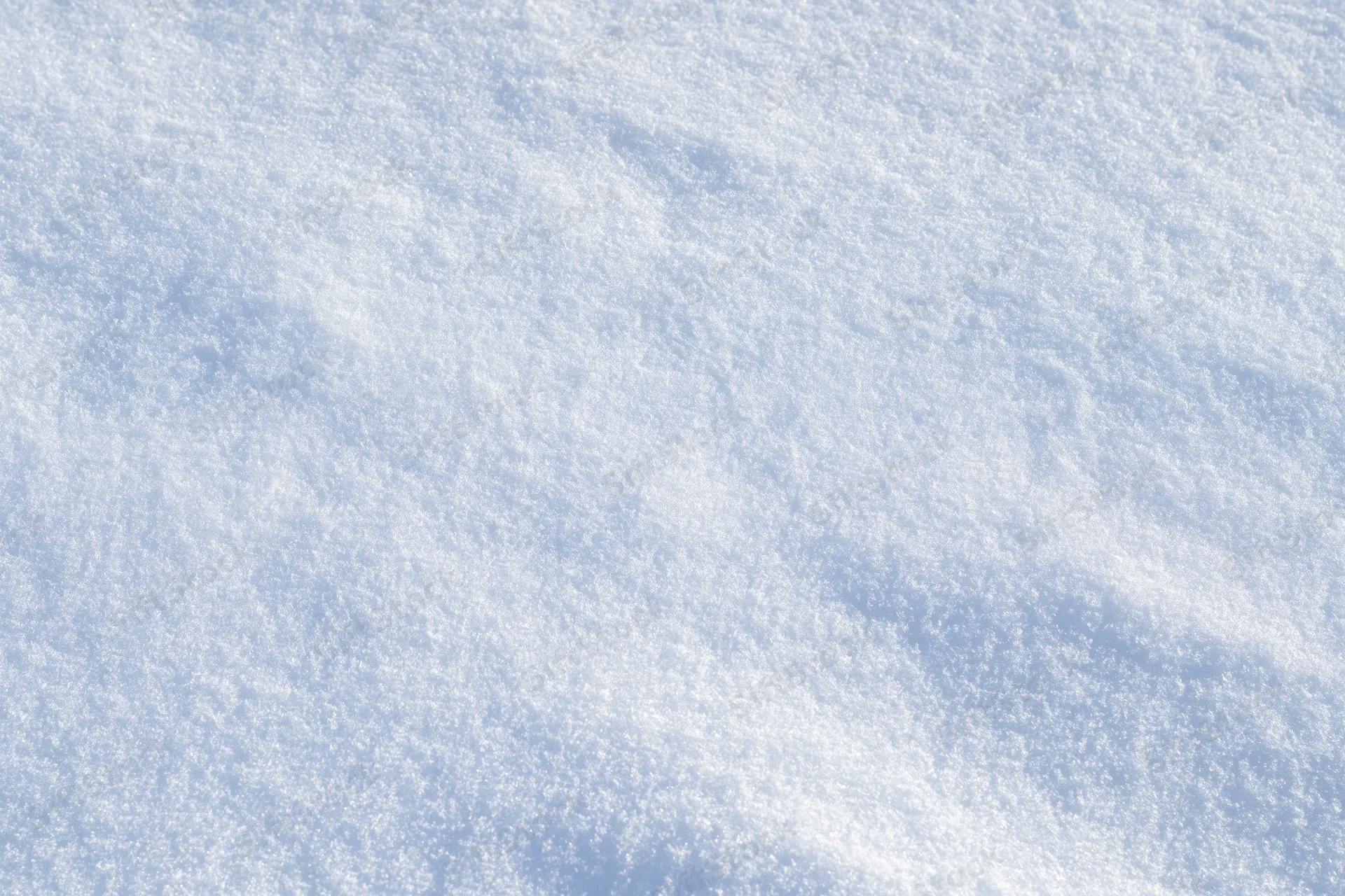 Undisturbed snow surface filling the frame
