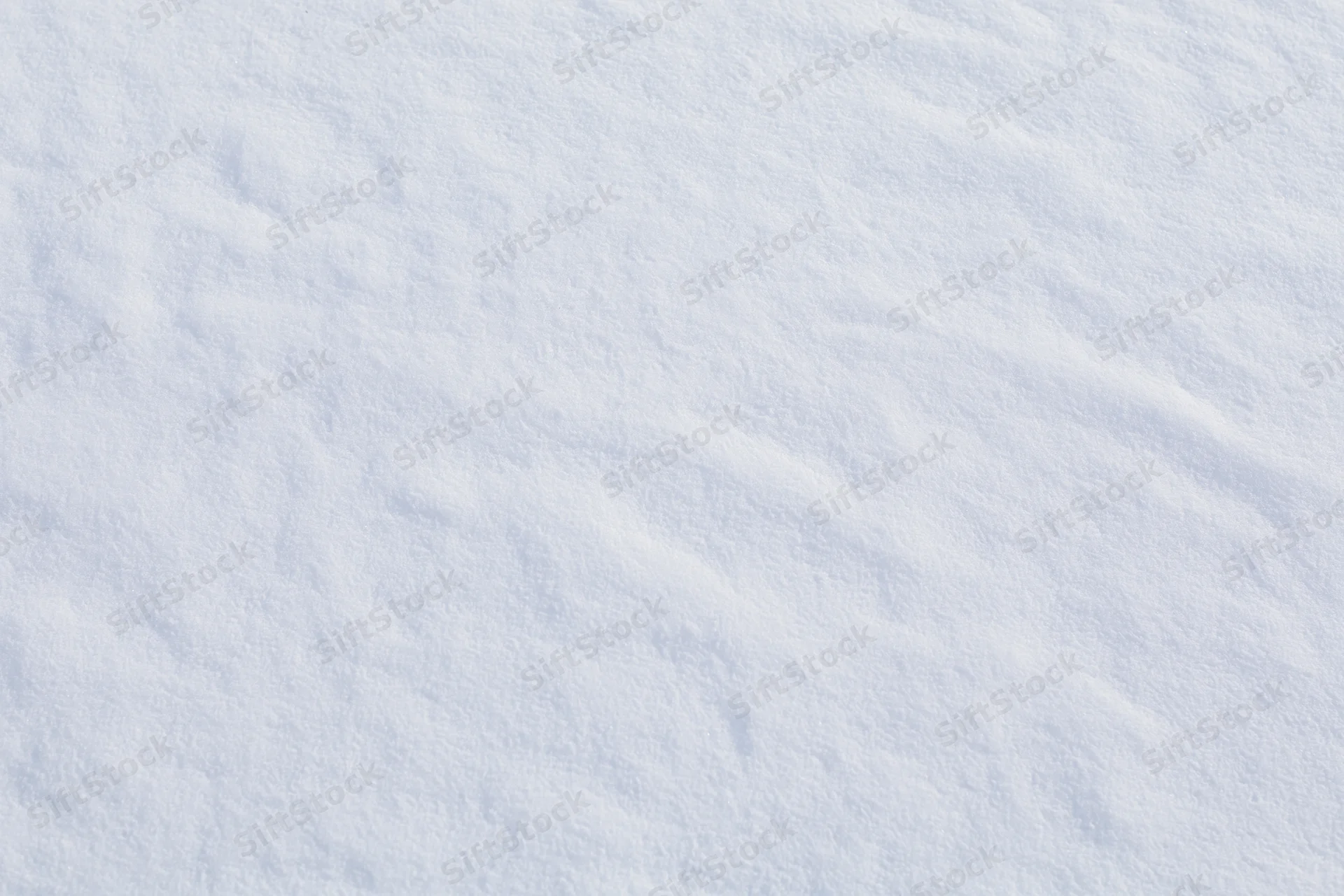 Undisturbed snow surface filling the frame