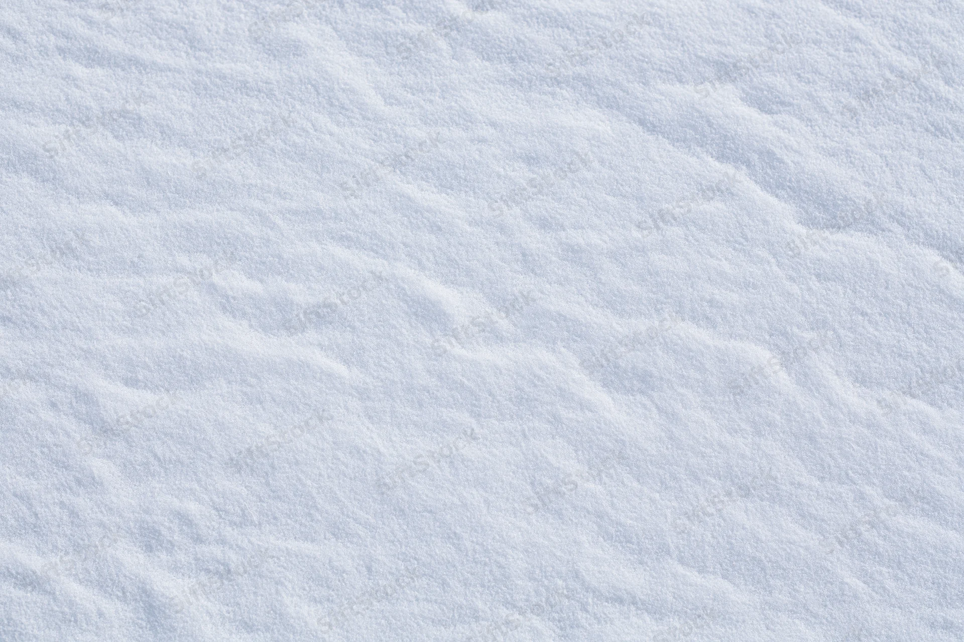 Undisturbed snow surface filling the frame