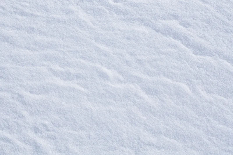 Undisturbed snow surface filling the frame