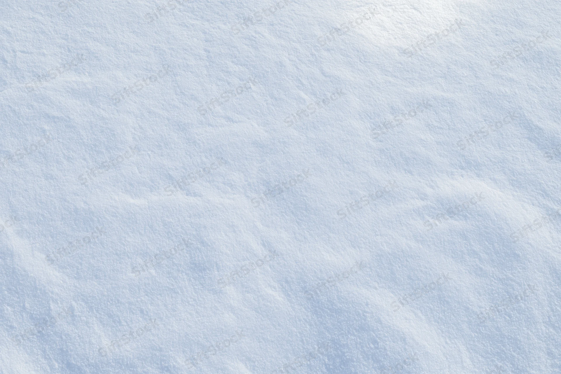 Undisturbed snow surface filling the frame