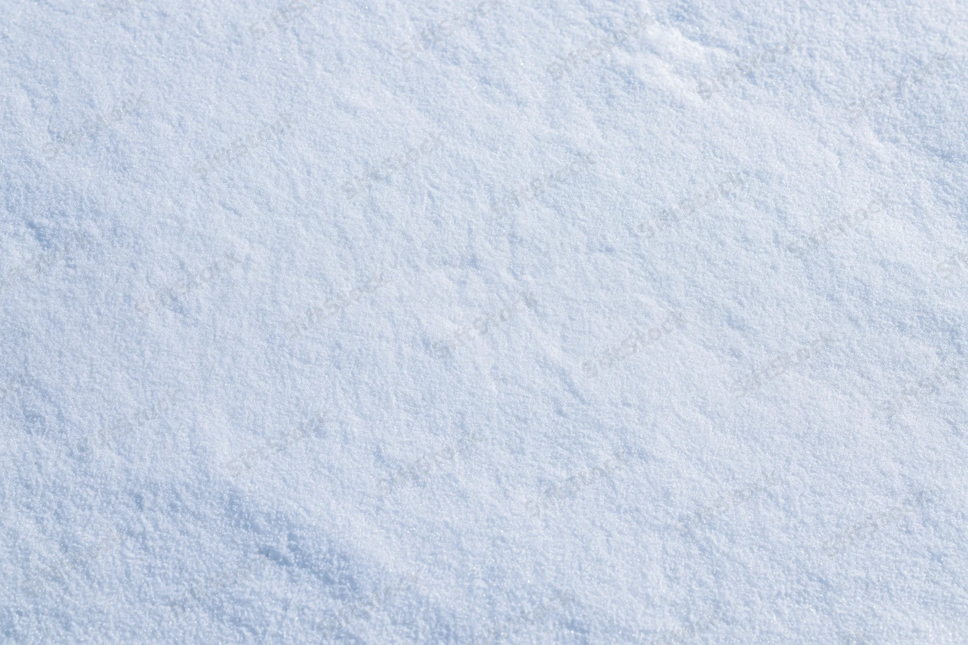Undisturbed snow surface filling the frame
