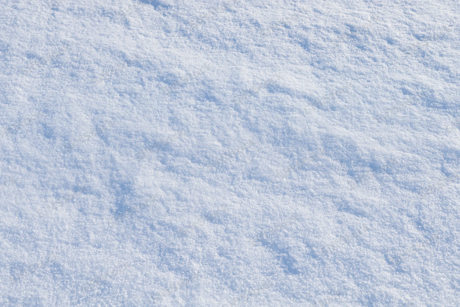 Undisturbed snow surface filling the frame