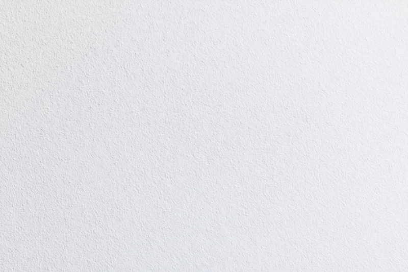 Close-up of a plain white textured wall surface in an interior setting