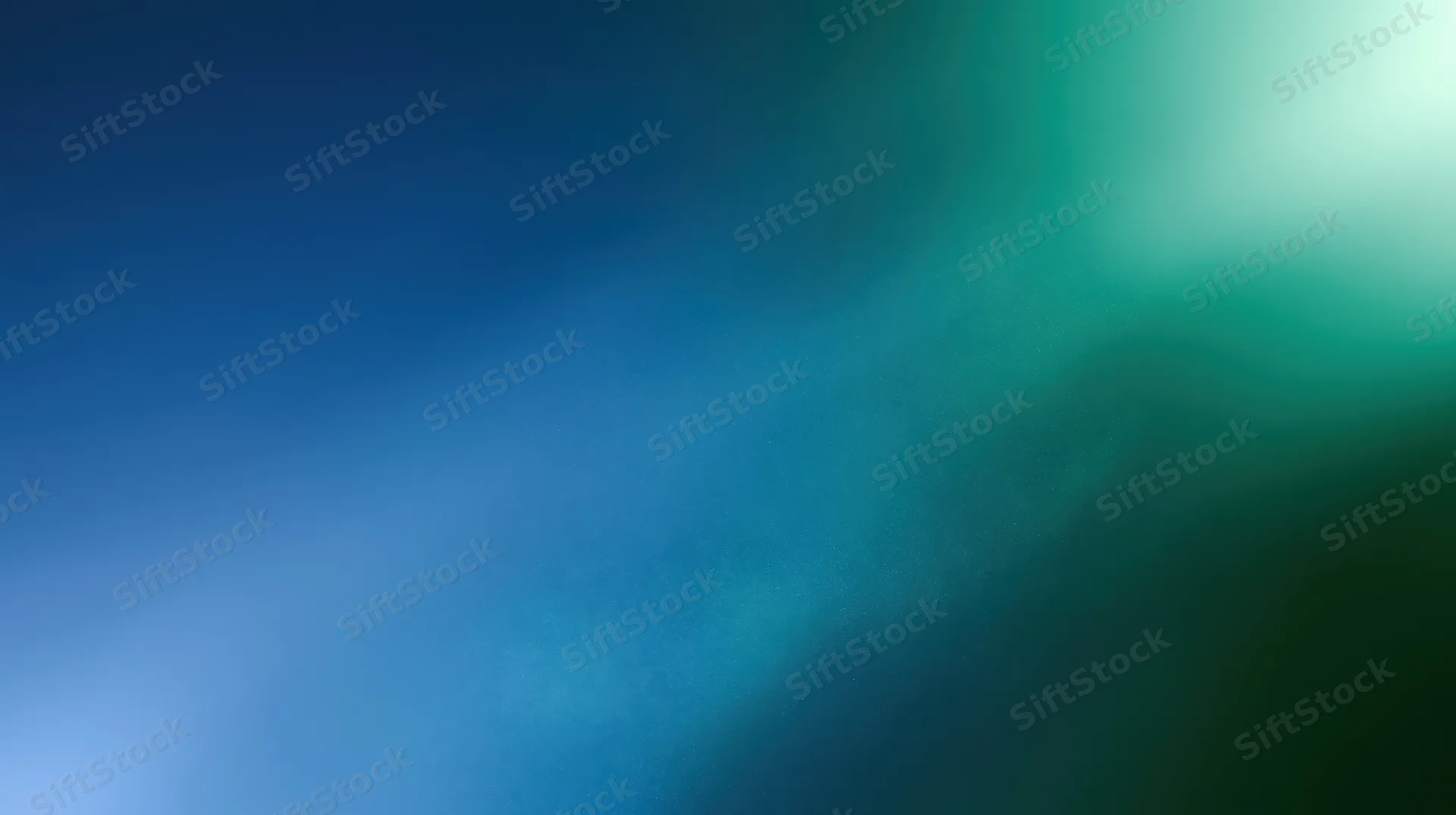 Soft blue and green gradient background with smooth color transition and luminous glow
