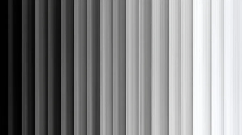 Vertical grayscale stripes transitioning from black to white in a smooth gradient pattern
