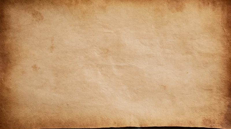 Aged parchment paper sheet filling the frame as a textured background