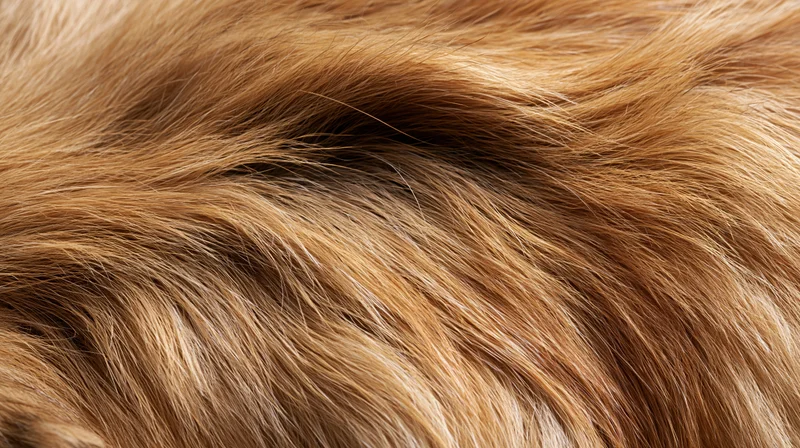 Extreme close-up of animal fur texture filling the frame