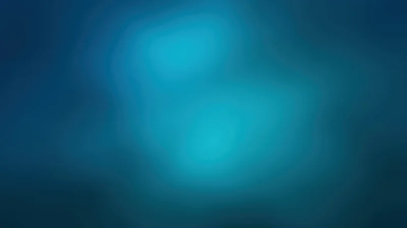 Smooth defocused abstract background in deep ocean blues and teal tones