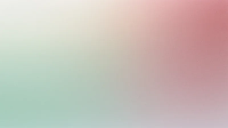 Soft pastel gradient background transitioning from mint to pink with subtle texture