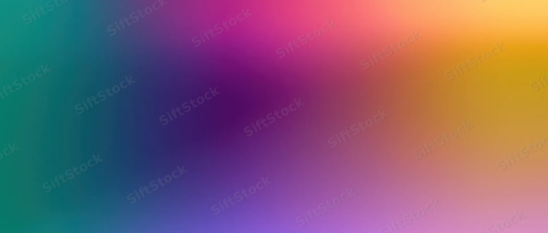 Smooth color gradient transitioning from teal to yellow across a flat abstract background