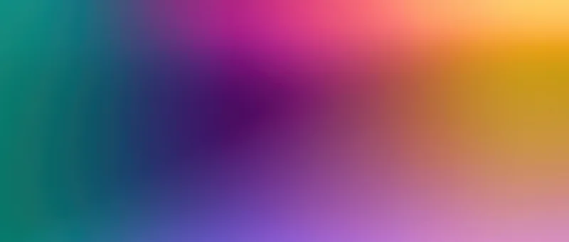 Smooth color gradient transitioning from teal to yellow across a flat abstract background