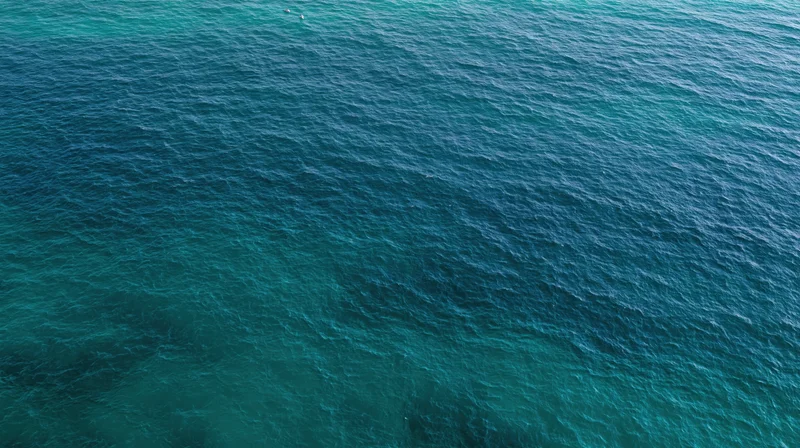 Aerial top-down view of open ocean surface filling the entire frame